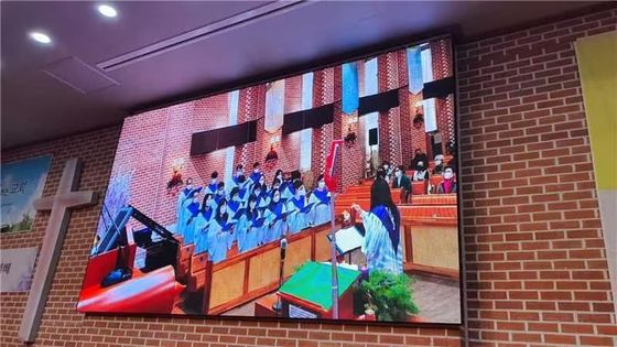 Tela LED digital P2.5 para interior 1R1G1B 160000 pixels/metro quadrado, outdoor