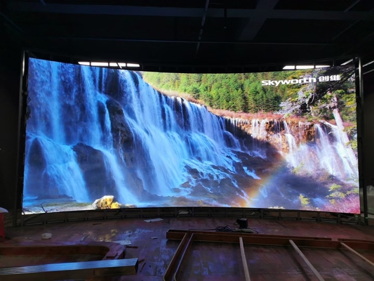 Serviço de aluguer de cartazes de LED de alumínio fundido a óleo P6 Painel de parede de vídeo LED a cores completas