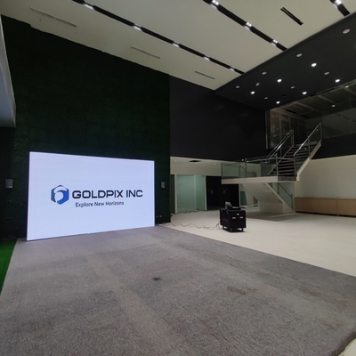 Ecrã de alumínio de fundição a óleo em LED de alta definição