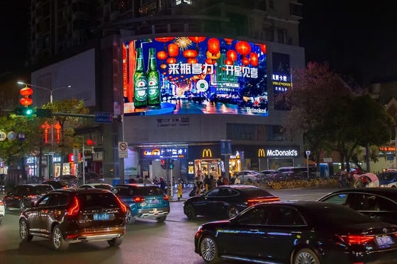 Ecrã de aluguer de LED SMD de alto brilho com gabinete de aço, 40.000 pontos por metro quadrado