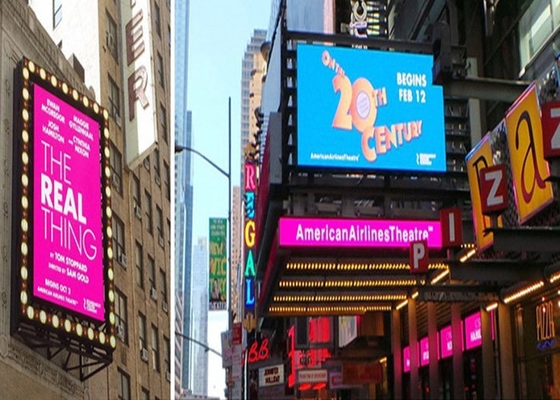 1/13 Modo de varredura Publicidade Display LED em cores completas tela P4.81 Área exterior impermeável HD Alto brilho