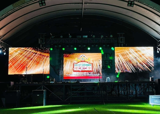 Publicidade Full Color LED Display Screen P4.81 Área exterior Impermeável HD Alto brilho