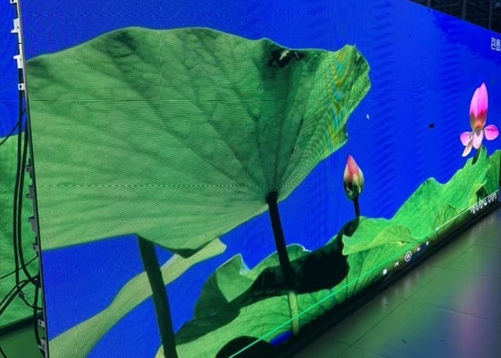 Aluguel de LED Panfletos de tela interna Brilho do ecrã 800cd Vídeo Vivo Epistar 4mm Pitch Pixel