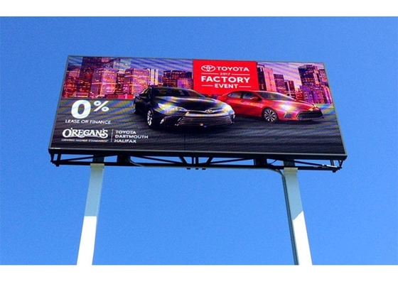 P6 Para uso fixo ao ar livre Caixa impermeável padrão Large LED Billboard Garantia de 3 anos
