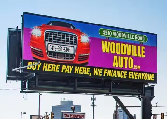 P8 LED Billboard, High Definition Outdoor Full Color LED Energy Saving Billboards
