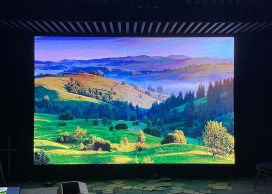 Exibição de vídeo de alumínio de fundição por impressão P1.25 para publicidade, transmissões ao vivo, e exibição de LED ultra-clara e sem manchas