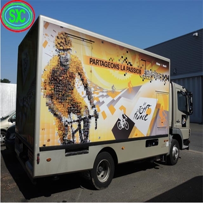 320x160mm Tamanho do módulo Caminhão móvel LED Display com alta frequência de atualização 2727