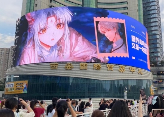 Aluguer/Escreen Fixed Cabinet de Alumínio Cast Die Full Color LED Display Board 500*1000MM P5.95 3 anos de garantia