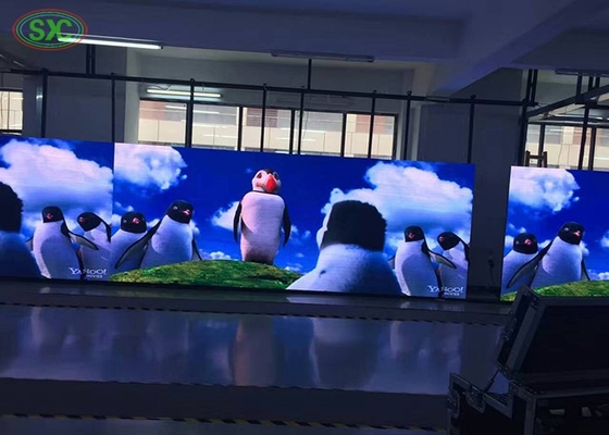 256x256mm Dimensão do módulo Full Color P16 Outdoor LED Display for Rental Screen Caixa de ferro / Caixa de fundição de alumínio IP65 filme à prova d'água Publicidade