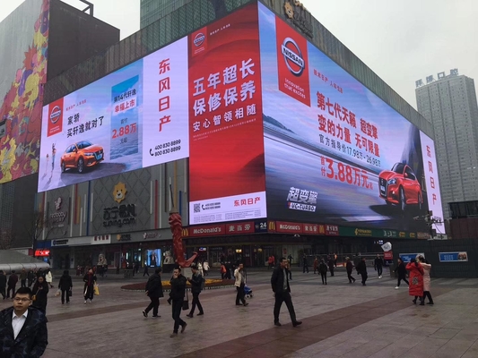 5V/40A Switch Power Loading Outdoor Full-color LED Display com densidade 250000dots/sqm Densidade de pontos