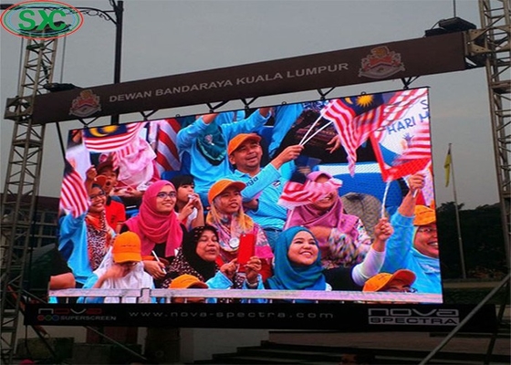 SMD P6 Commercial LED Panoramas Publicitários 1/8 Scan Full Color LED Painel de tela