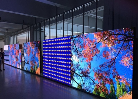 P3.91 Outdoor Full Color SMD LED Rental Screen Economia de energia 3 anos de garantia