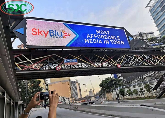 Vídeo à prova d'água Grande ecrã P10 Full Color Outdoor Publicity Led Display Screen