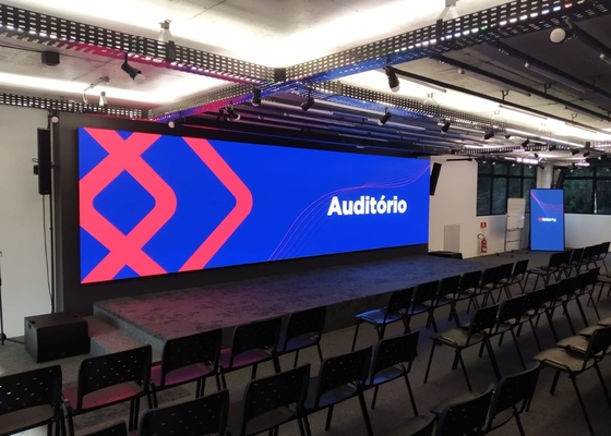 Ecrã de alumínio fundido de moldagem fixa Instalação/Aluguel P2.5 personalizável Display LED indoor a cores inteiras