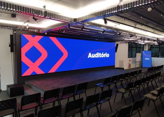 Bom preço Ecrã de alumínio fundido de moldagem fixa Instalação/Aluguel P2.5 personalizável Display LED indoor a cores inteiras on-line