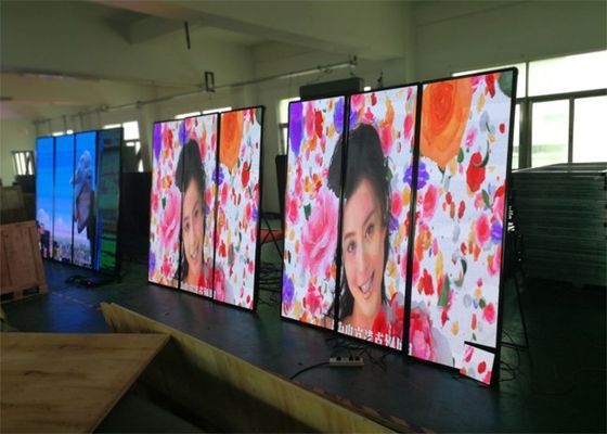 Display LED de cor inteira de alumínio fundido em alumínio com alta resolução 256*128mm