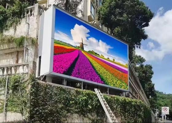 Ecrã LED altamente versátil para aluguel de palco 60 graus Ângulo de visão vertical e 220W Potência média