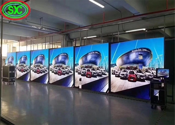 Display LED de cor inteira de alumínio fundido em alumínio com alta resolução 256*128mm