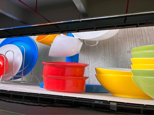 P2.5 Display de superfície curva LED a cores inteiras e à prova d'água / Display de cortina LED flexível