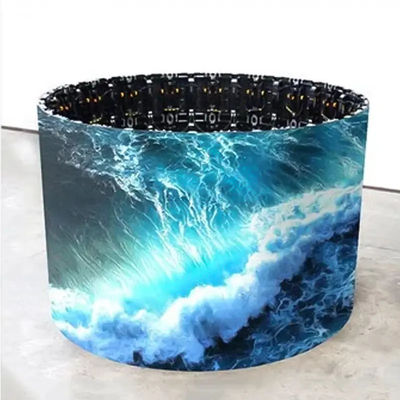 Módulo de display de vídeo LED flexível colorido P4 4mm para interior e exterior