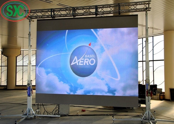 Display LED de aluguer HD Outdoor P8 15625 pontos/metro quadrado Densidade de pixels