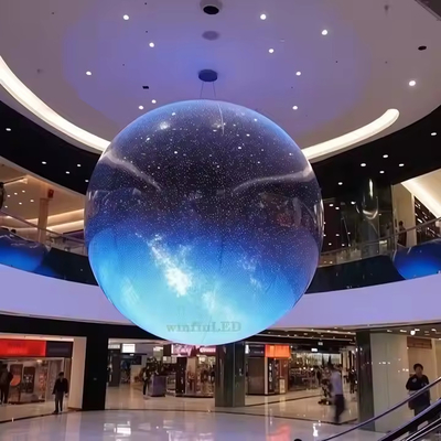 Ecrã de 360 graus de cilindro LED de exibição de coluna de curva