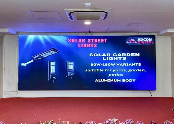 Cob P1.25 Pitch Ultra de alta definição Rental LED Display Indoor Nova System HD 1R1G1B