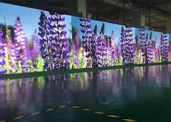 Lâmpadas de LED ao ar livre aluguel P4.81 Display curvo SMD 2727 Para estágio 3840HZ