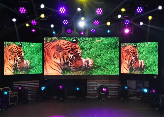 Armário LED de alumínio fundido e dimensão de tela personalizada para visualização de tela de aluguel