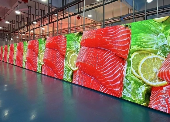 Gabinete de alumínio fundido para tela LED transparente externa a cores P8