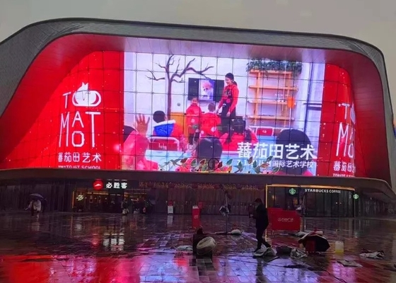 Preço de fábrica Publicidade auto-aderente Ultra-fina P3.75 P5 P6 P8 P10 Display Para Janela de Vidro Parede Transparente Chip Led Screen