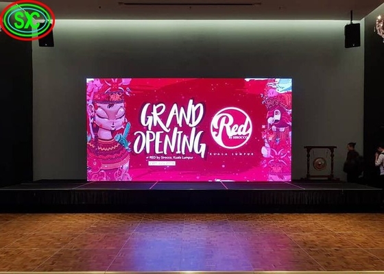 Teatro em alumínio fundido fundo HD 160x160mm P2.5 Rental LED Display
