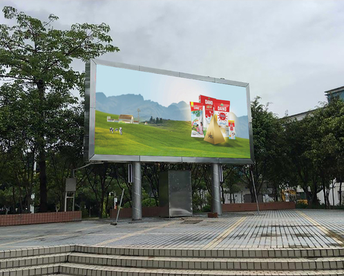 SCX LED publicidade instalação fixa 7500cd alta luminosidade Nationstar SMD2727 P6 exterior tela LED curva a cores inteiras