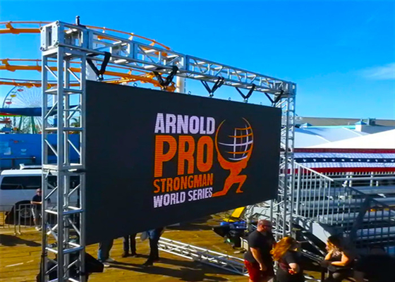 P3.91 Outdoor Full Color SMD LED Rental Screen Economia de energia 3 anos de garantia