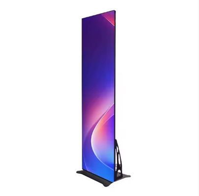 Cartão digital LED P1.8 P2 P2.5 P3 Indoor HD Publicidade eletrônica LED Screen Wifi Control Display LED em pé