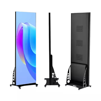 Anúncio de Cartão Led Indoor P1.8 P2.5 Pantalla Portátil LED Matrix Panel Module Billboard Foldable Led Poster Display