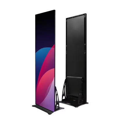 Anúncio de Cartão Led Indoor P1.8 P2.5 Pantalla Portátil LED Matrix Panel Module Billboard Foldable Led Poster Display