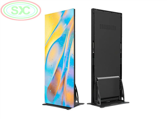 P2.5 Display LED de aluguer interior Digital Wall Poster Screen Bateria acionada