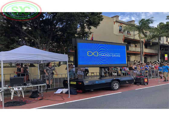 Bom preço Sistema de controle multimídia e alta luminosidade P6 Car LED Sign Display para publicidade atraente on-line