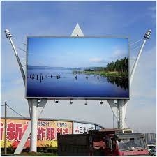 R 625-630nm LED Placas publicitárias com capacidade de cores completas e consumo médio de energia de 860w/m2