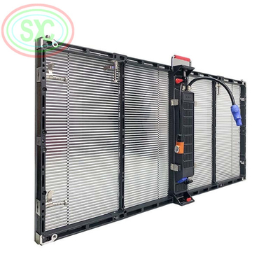 Parede de vídeo LED transparente personalizável com tipo LED SMD2121 e peso do módulo de 0,2 kg/PC