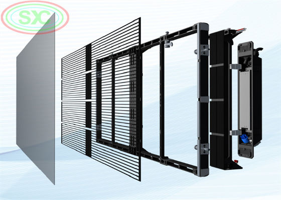 Bom preço Longa vida útil de 50.000 horas para display LED transparente adequado para construção e mídia interativa on-line