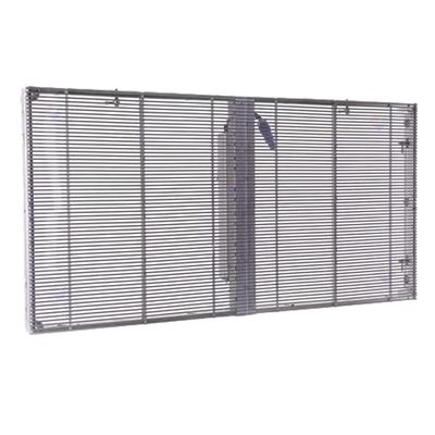 Bom preço Material do gabinete de alumínio Tela LED transparente à prova d'água IP43 para necessidades de publicidade externa on-line