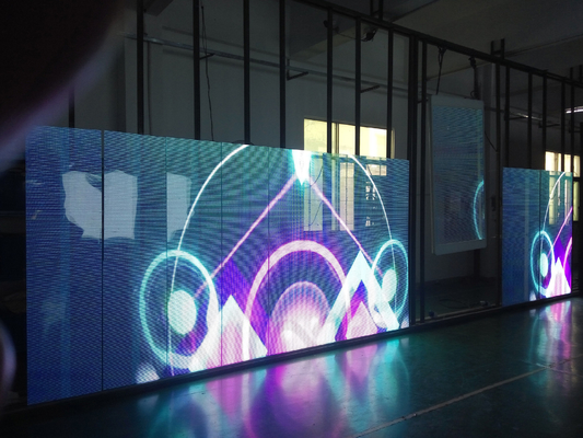 Display LED transparente IP43 impermeável G7.82-7.82 e desempenho garantido