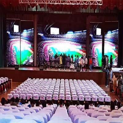 Bom preço Ecrãs LED de palco com 16,7 milhões de cores, 10kg/m² LEDs Kinglight para eventos corporativos on-line