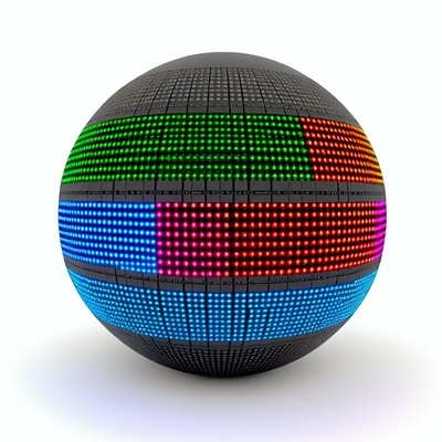 Display LED em forma de bola DC5V A escolha definitiva para as necessidades de exibição de vídeo/texto/imagem