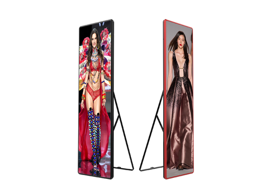 Display de Pôster LED em Alumínio para Gabinete com Tamanho de Tela 680x2000mm e Configuração de Cores 1R1G1B