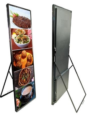 Display de cartaz LED personalizável com gabinete de alumínio 128 * 64 Modulo Resolução 320x160mm Tamanho do módulo