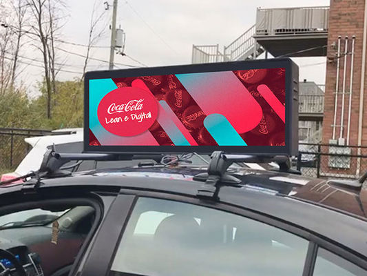 Bom preço Painel de LED para Carro 96*32 Cm com Controle Assíncrono e Tensão DC 5V para Exibição de Resolução on-line