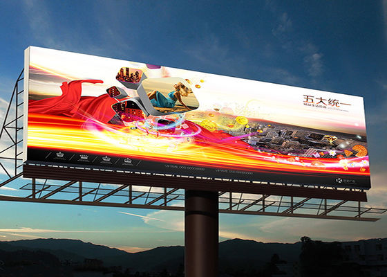 Bom preço P6 Para uso fixo ao ar livre Caixa impermeável padrão Large LED Billboard Garantia de 3 anos on-line